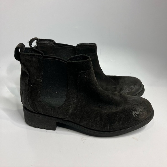 UGG Bonham boots black leather size 8.5 - Picture 3 of 8